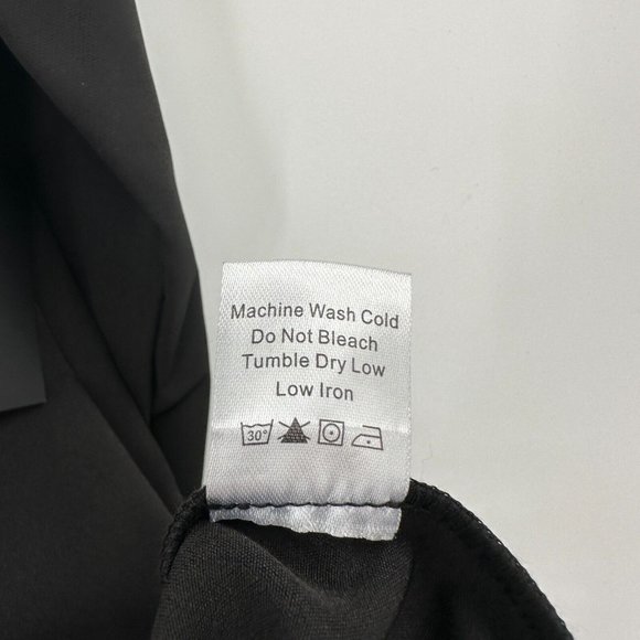 Tuckernuck Black Saxby Dress sz XS NWT Lace Trim Pilgrim Collar Mini Length - Picture 5 of 8